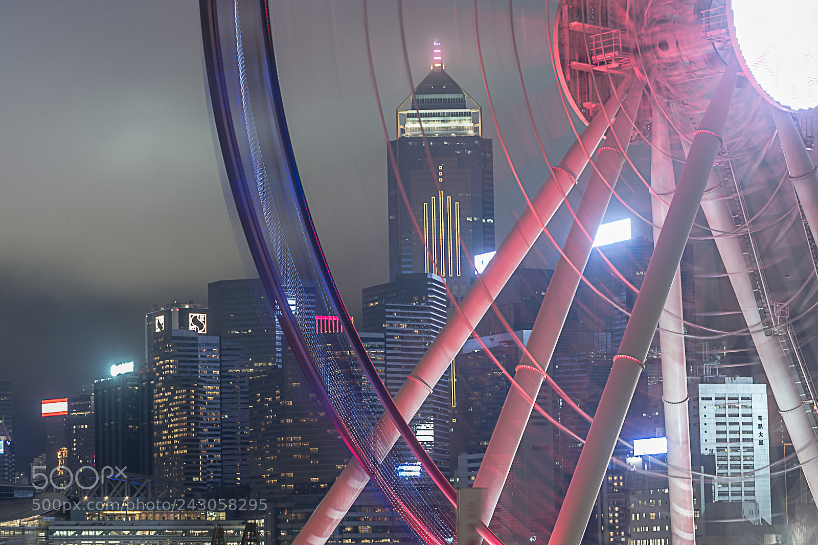 Nikon Df sample photo. Hong kong at night photography