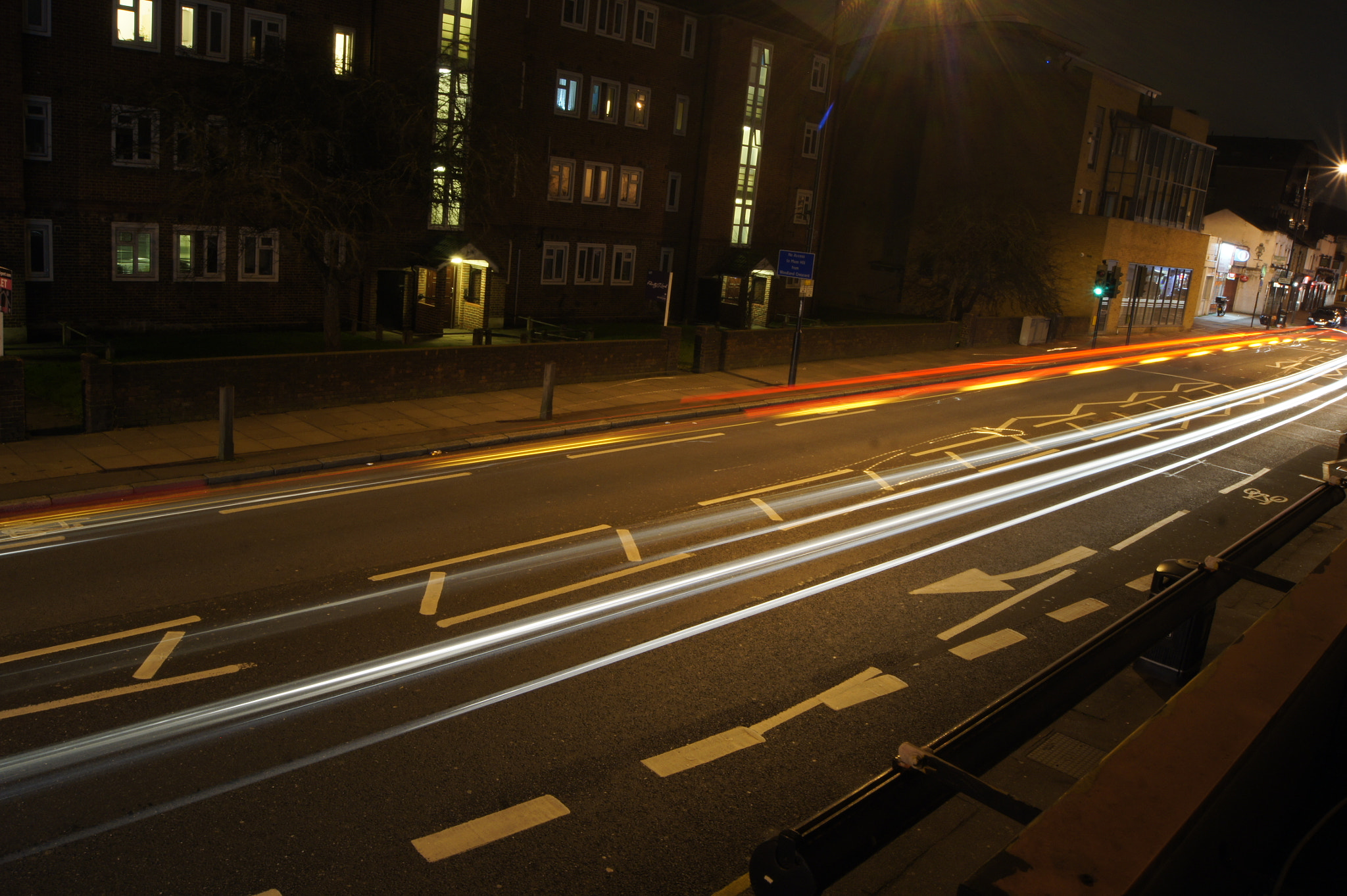 Sony Alpha DSLR-A450 + Sony DT 18-55mm F3.5-5.6 SAM sample photo. Light trails photography