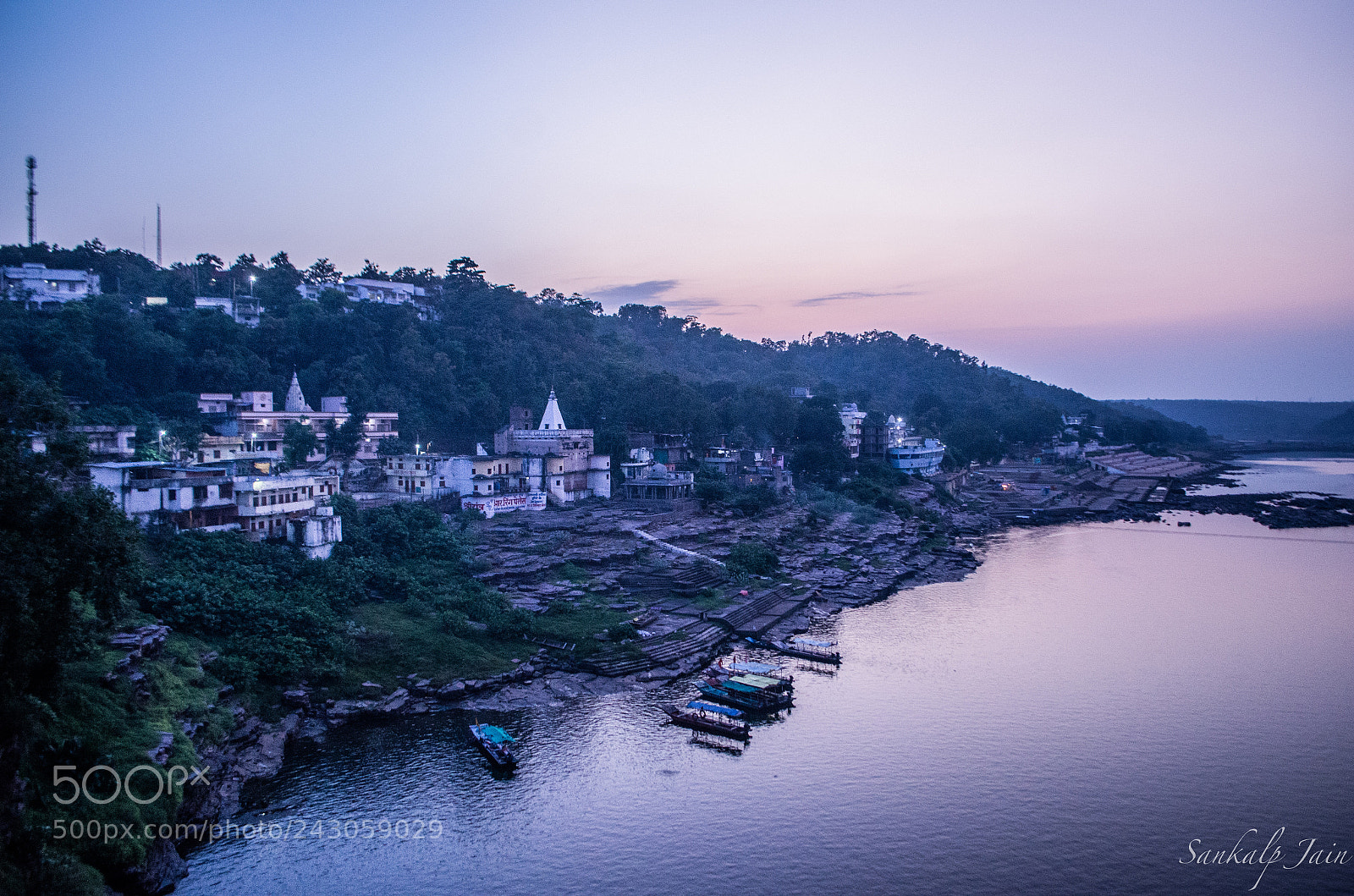 Nikon D5100 sample photo. Ghats of omkareshwar photography