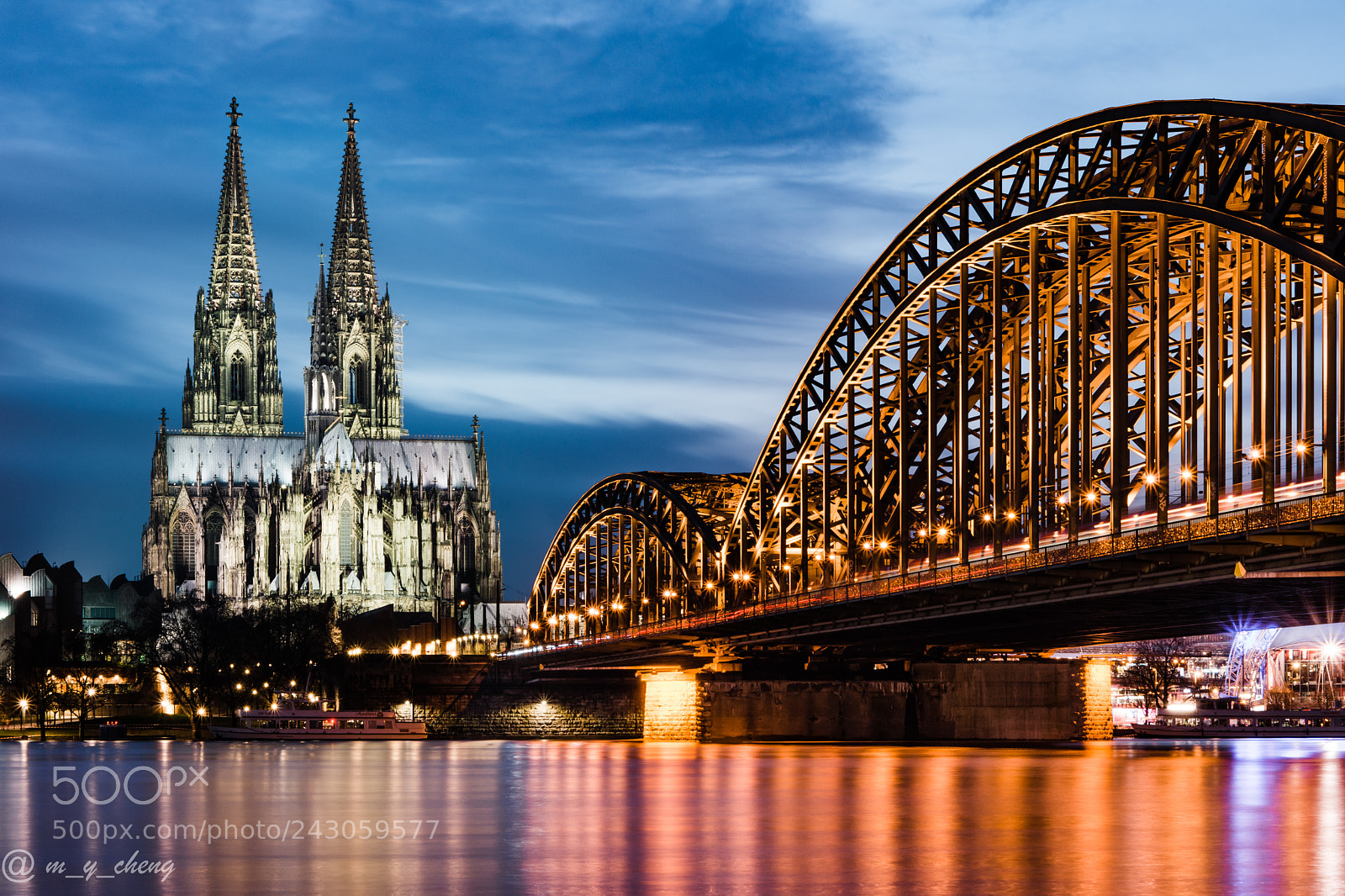 Nikon D7200 sample photo. Hohenzollern bridge and the photography
