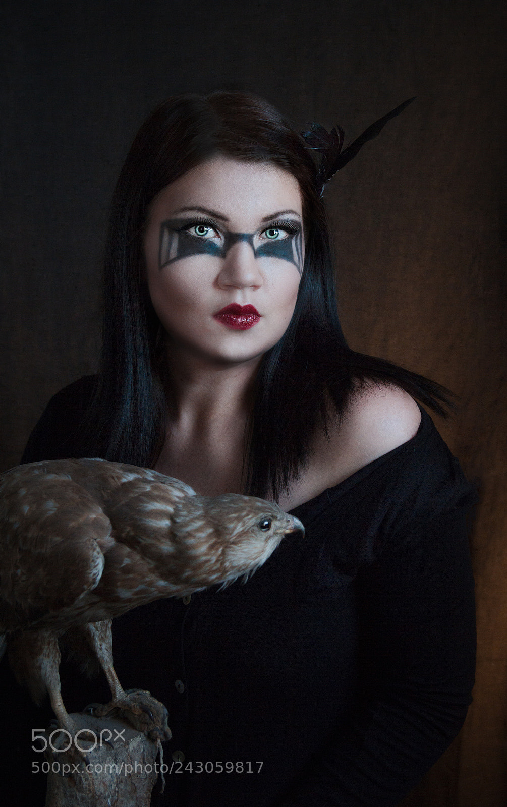 Canon EOS 60D sample photo. Black swan / creative self-portrait photography