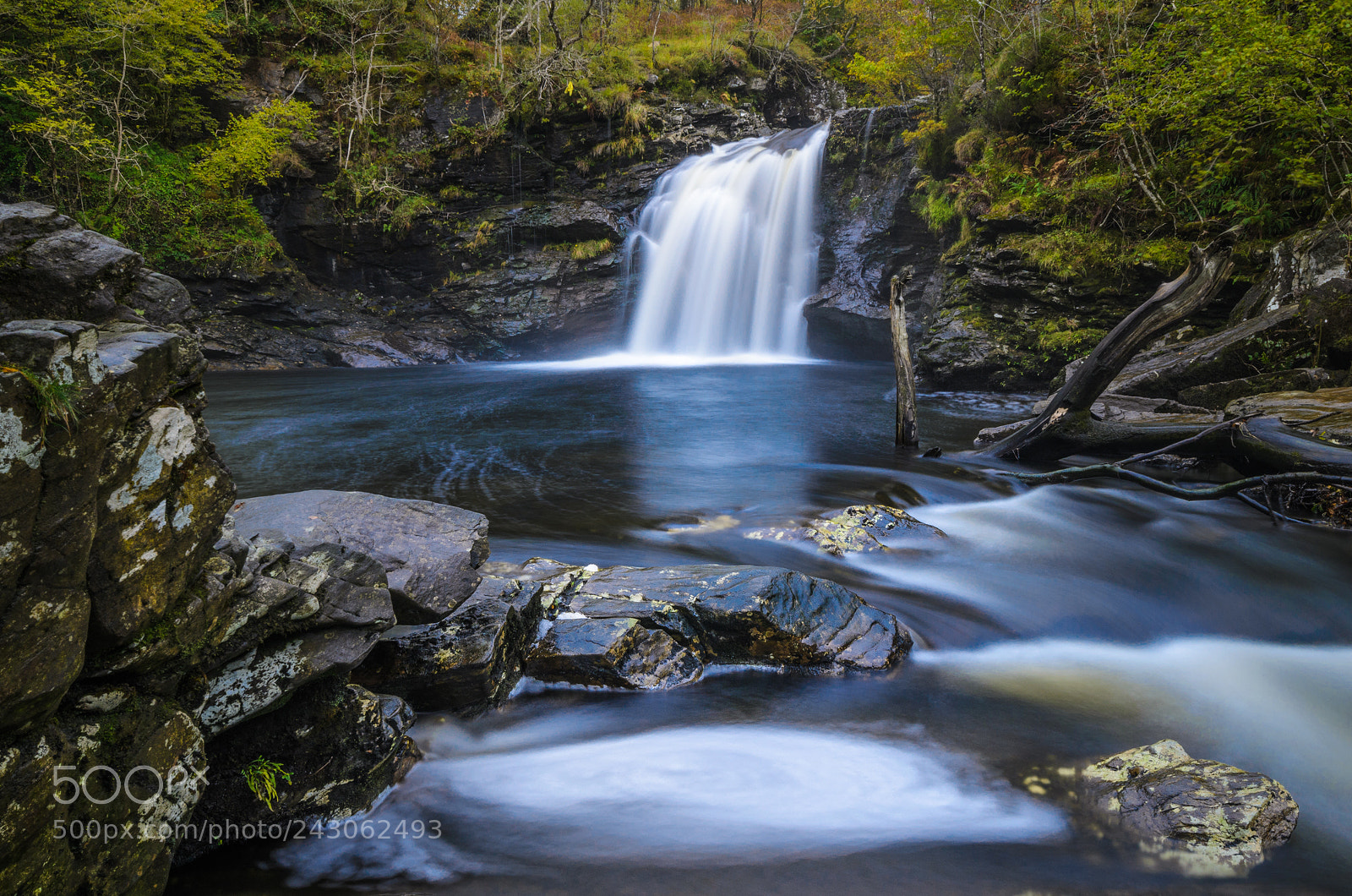 Nikon D5100 sample photo. Falls of falloch photography