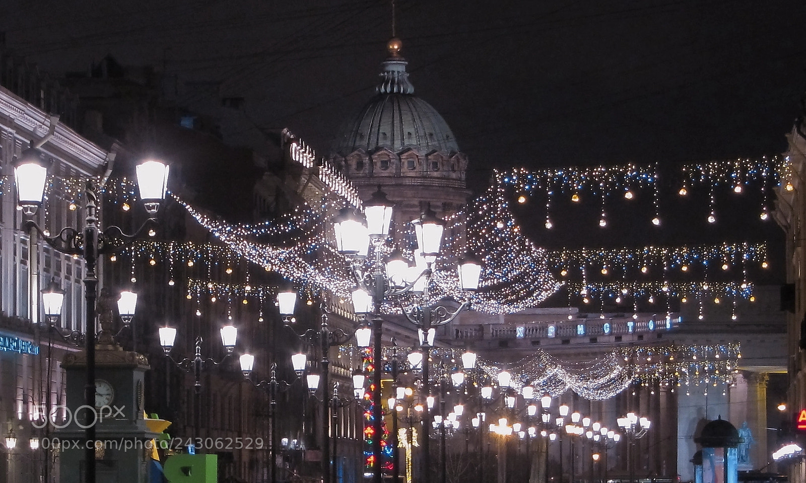 Canon PowerShot S95 sample photo. New year in spb photography