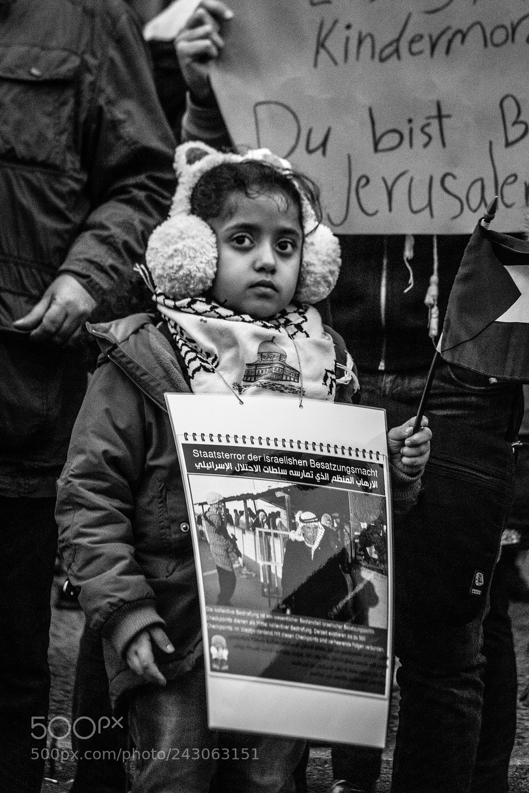 Nikon D5200 sample photo. Palestine's protester in berlin photography