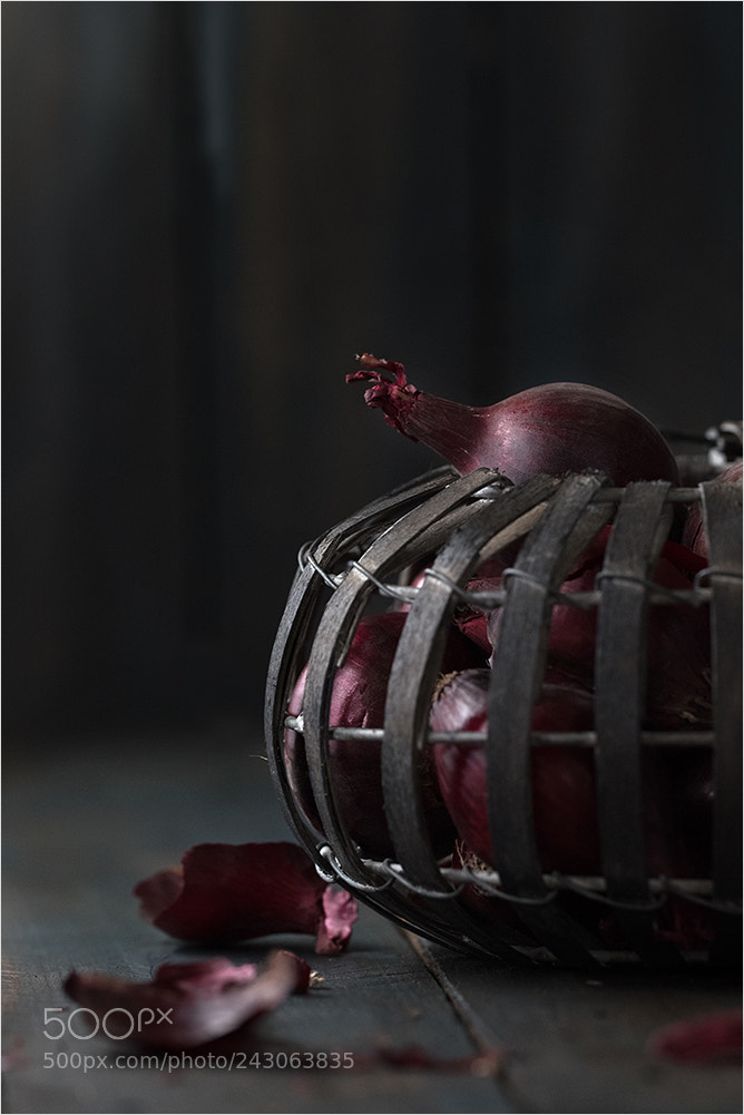 Nikon D810 sample photo. Red onions photography