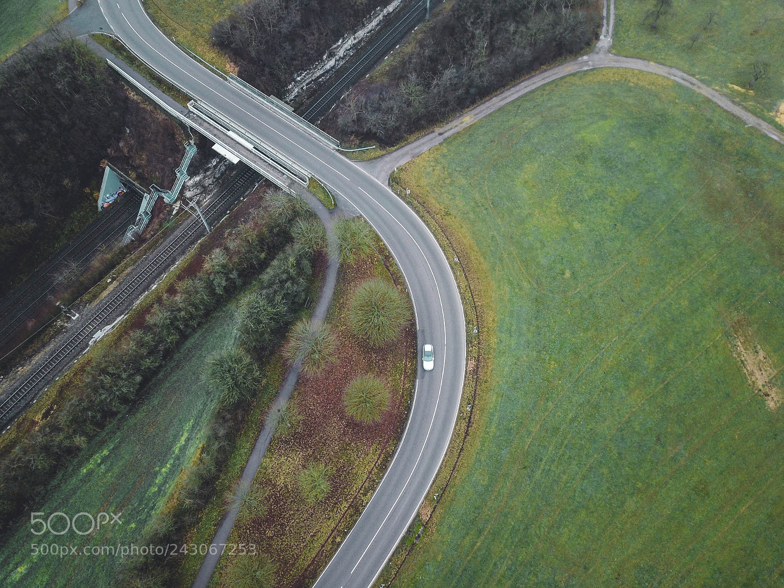 DJI FC220 sample photo. Road of germany photography