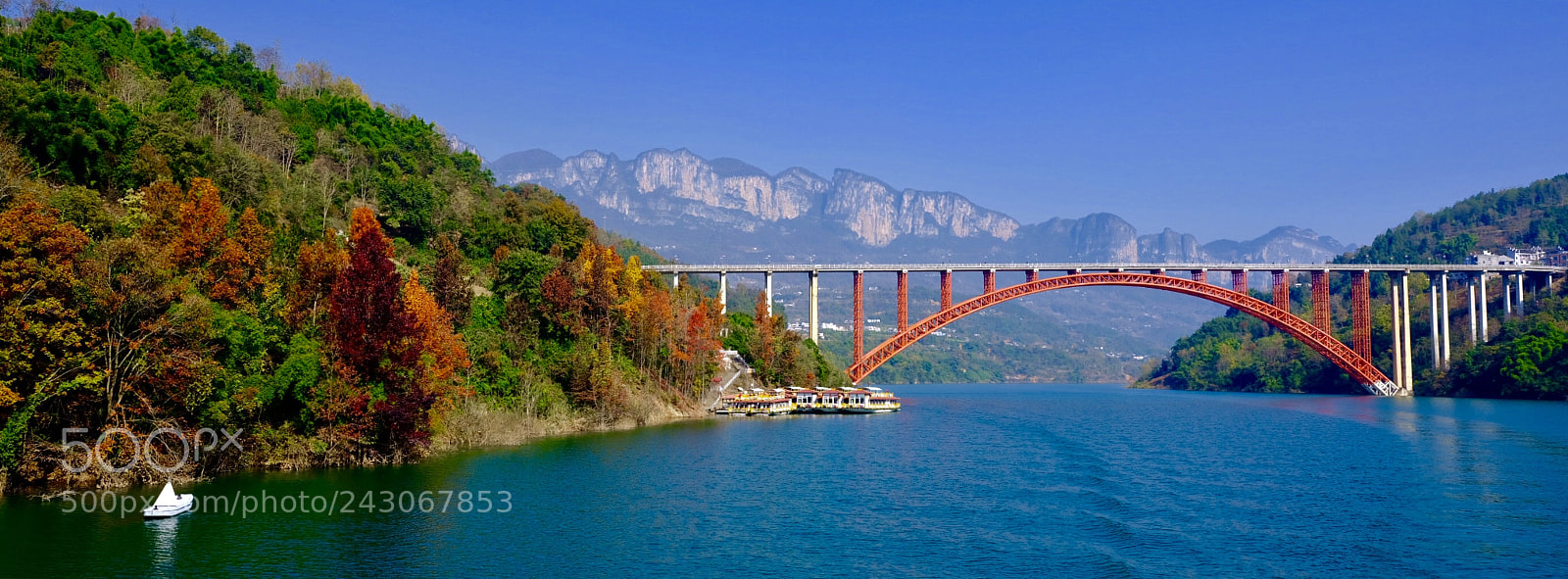 Fujifilm GFX 50S sample photo. Bridge over ching river photography