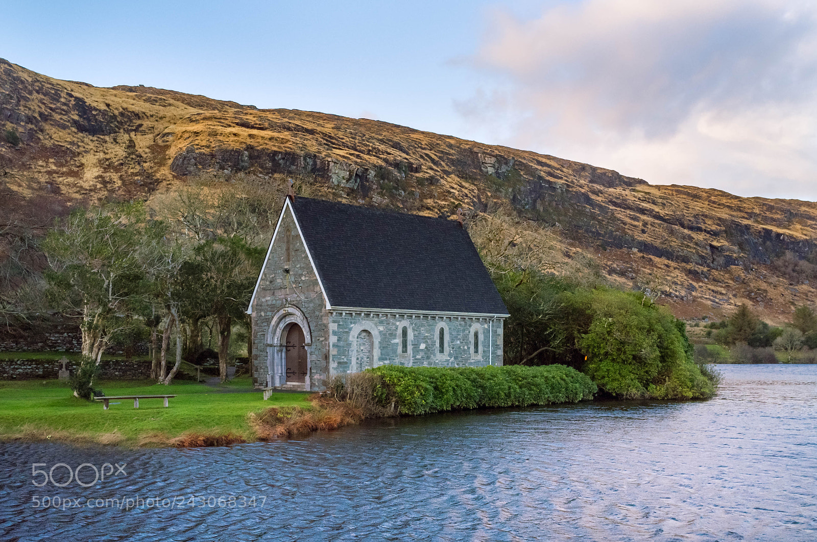 Fujifilm FinePix X100 sample photo. Gougane barra church photography