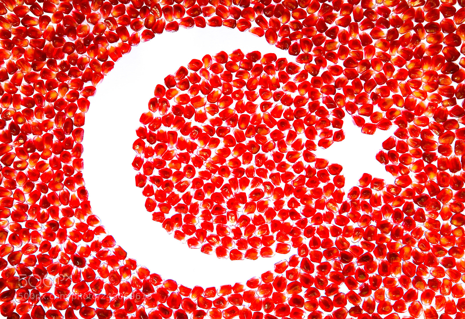 Canon EOS 5D sample photo. Mosaic of ripe pomegranate photography