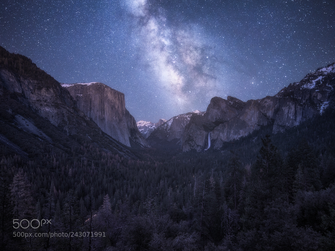 Nikon D810 sample photo. Yosemite milky way photography