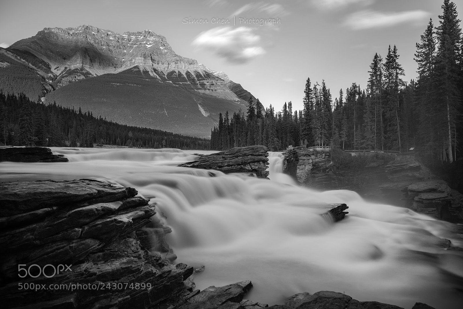 Nikon D810 sample photo. Athabasca falls photography