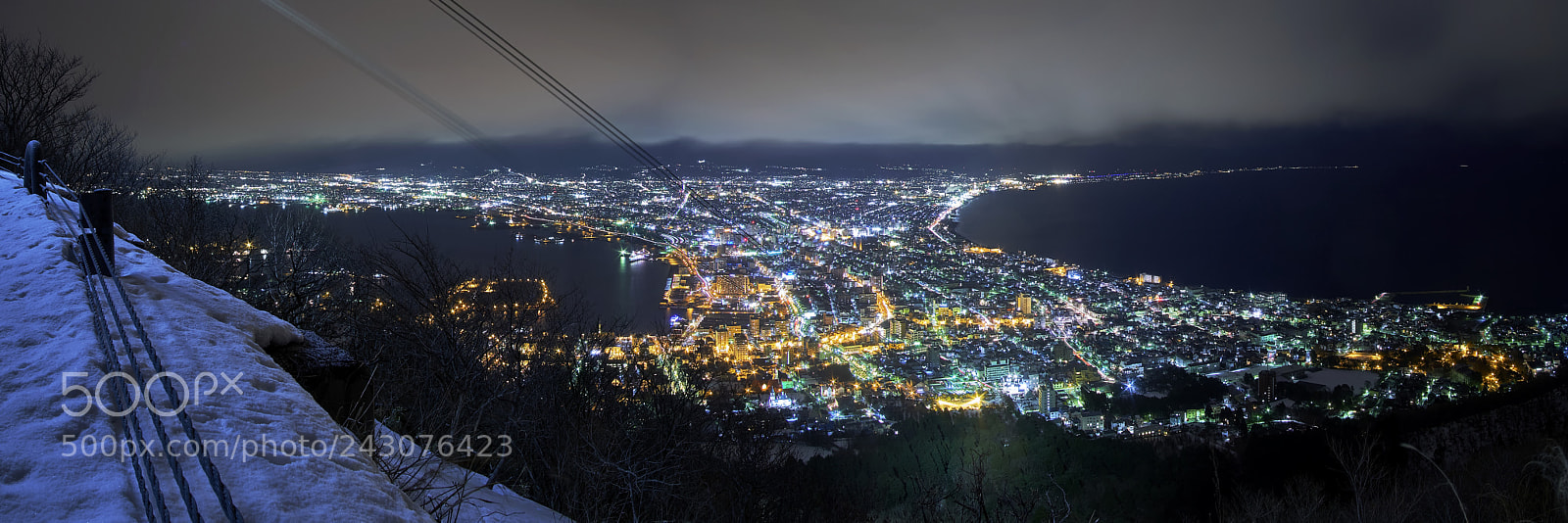 Fujifilm X-T2 sample photo. Hakodate's sea of stars photography