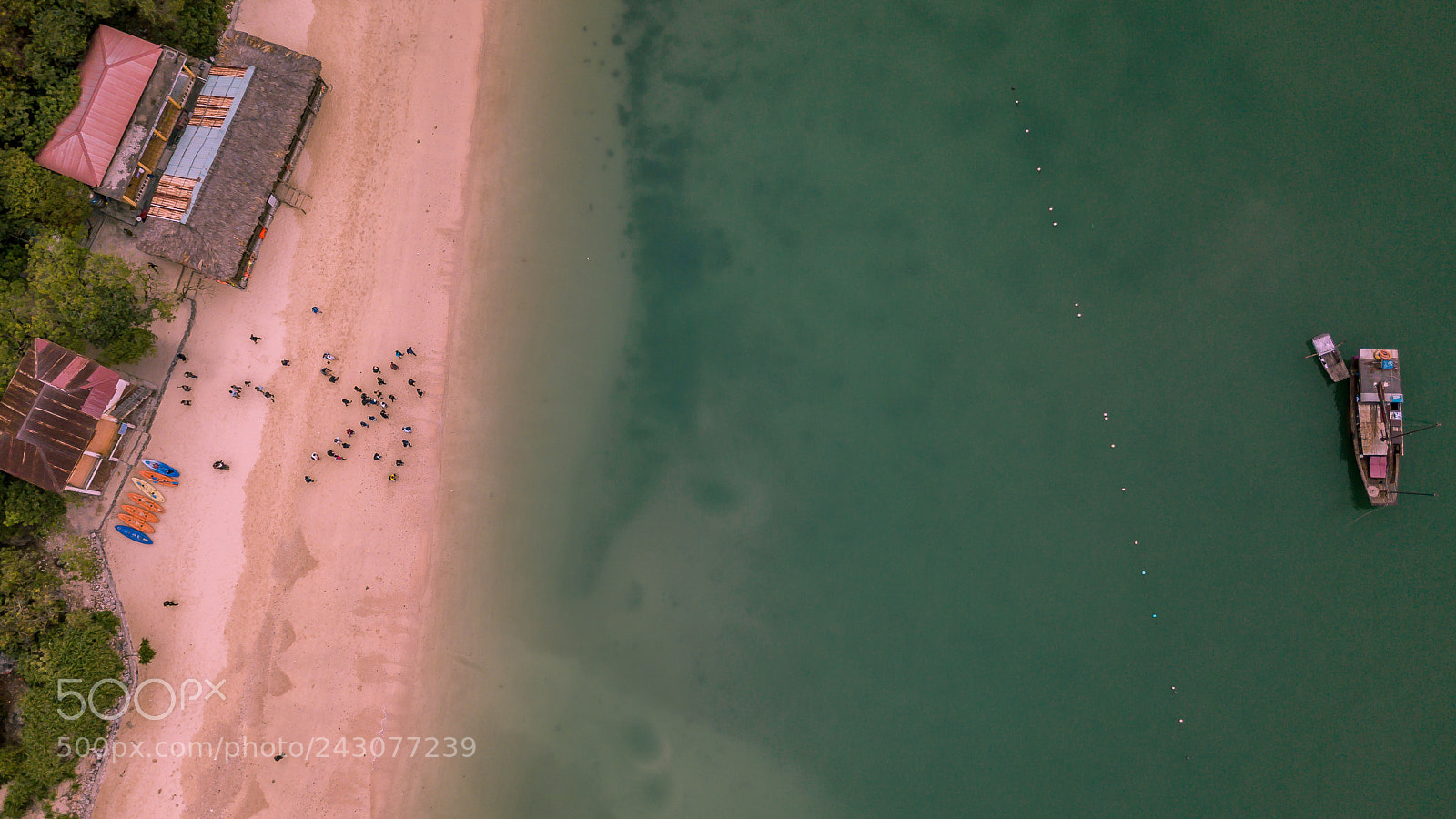 DJI FC220 sample photo. The beach photography