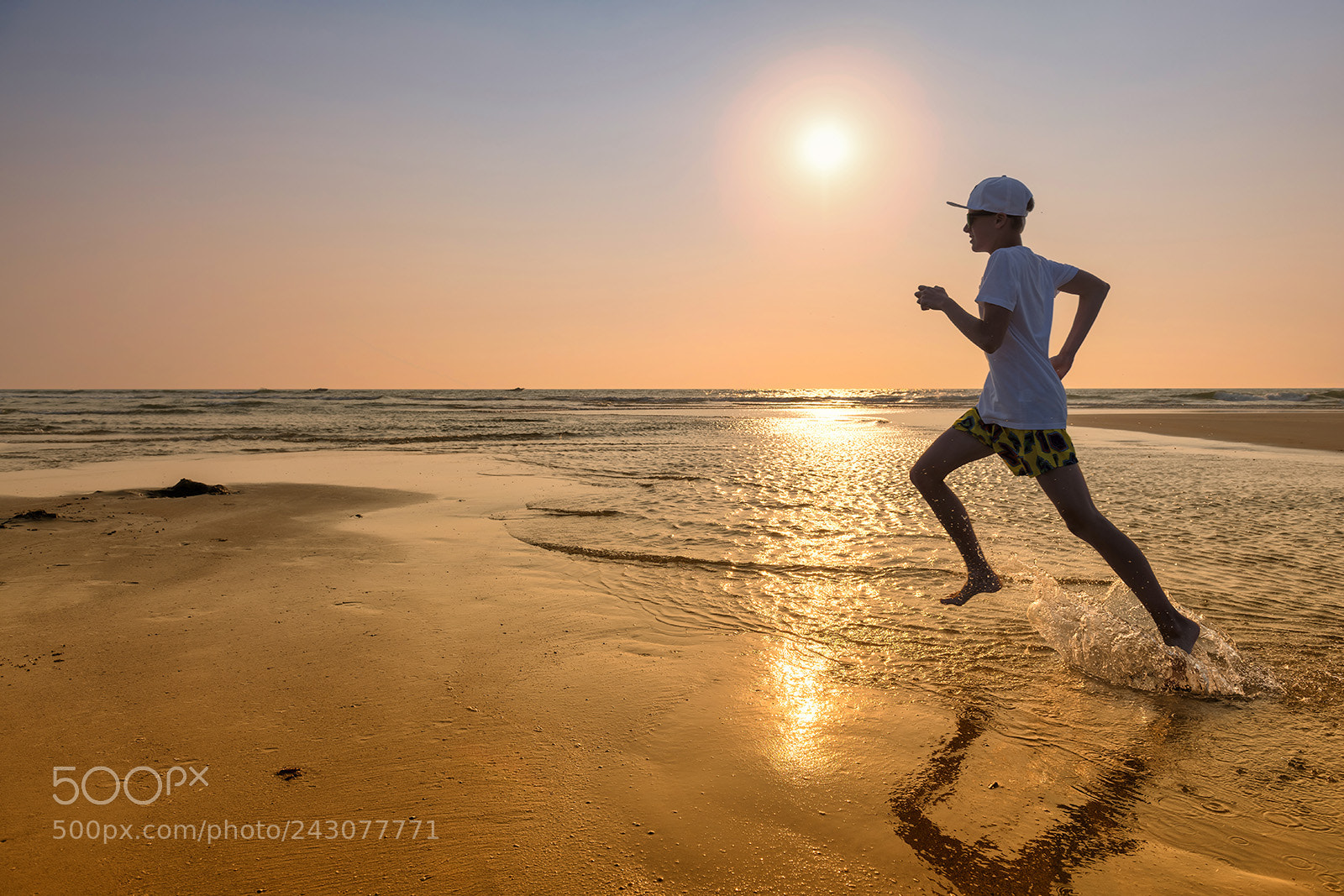 Nikon D850 sample photo. Run on the beach photography