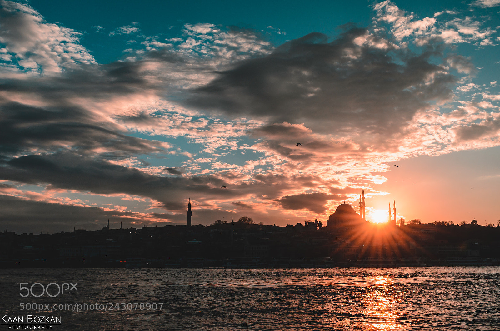 Nikon D5100 sample photo. Sunset over istanbul photography