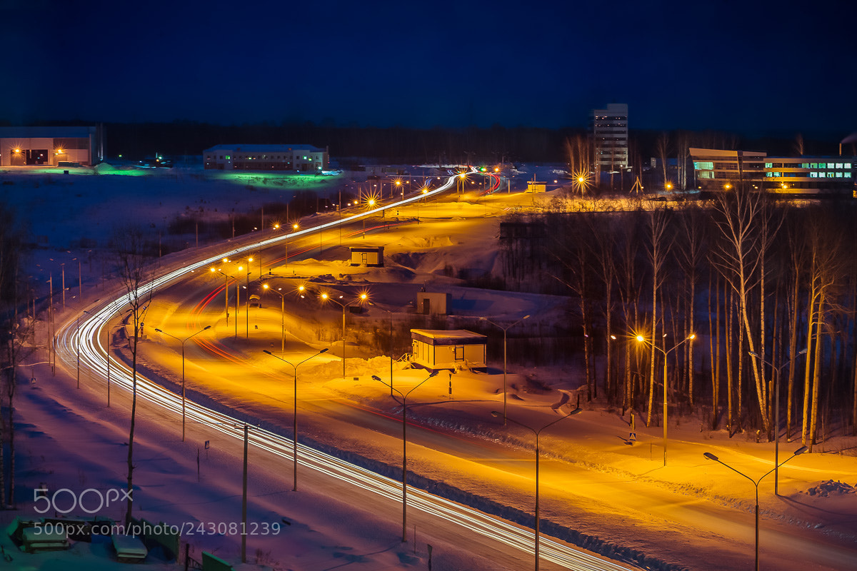 Sony a7 II sample photo. Night is falling photography