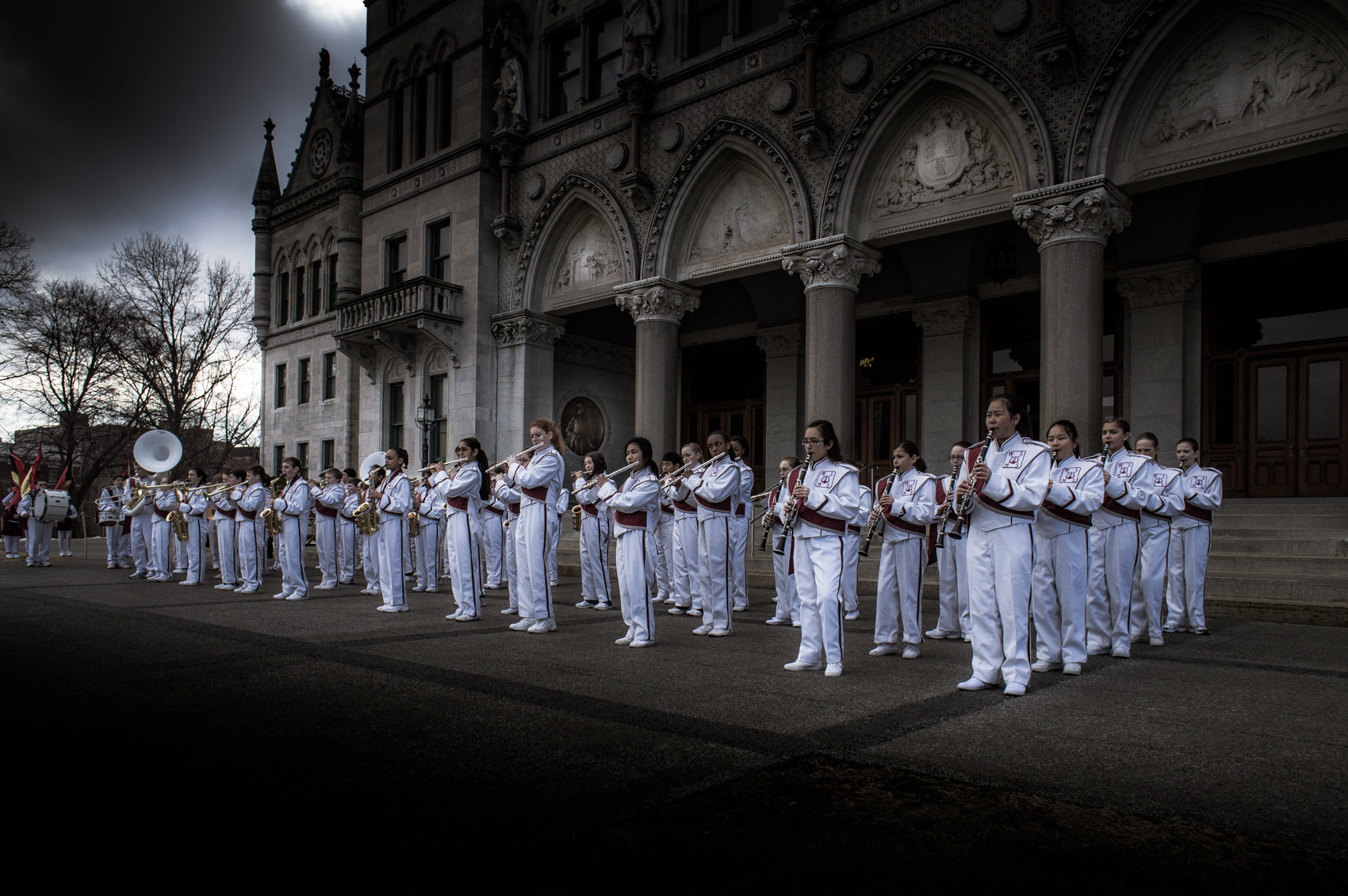 Sony Alpha NEX-C3 sample photo. Getting ready for the parade photography