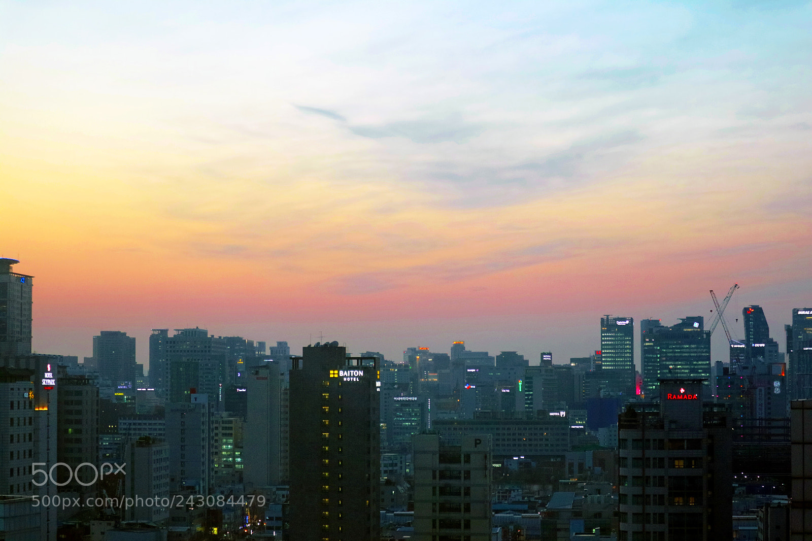 Canon EOS M3 sample photo. Sunset downtown photography