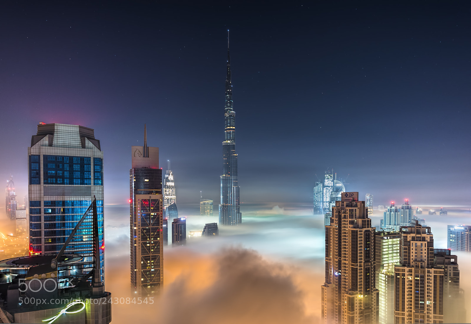 Nikon D5500 sample photo. A foggy night photography