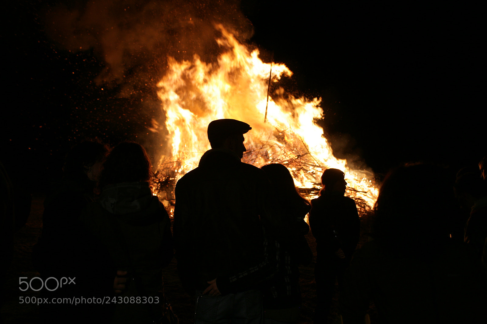 Canon EOS 5D sample photo. Bonfire funken photography