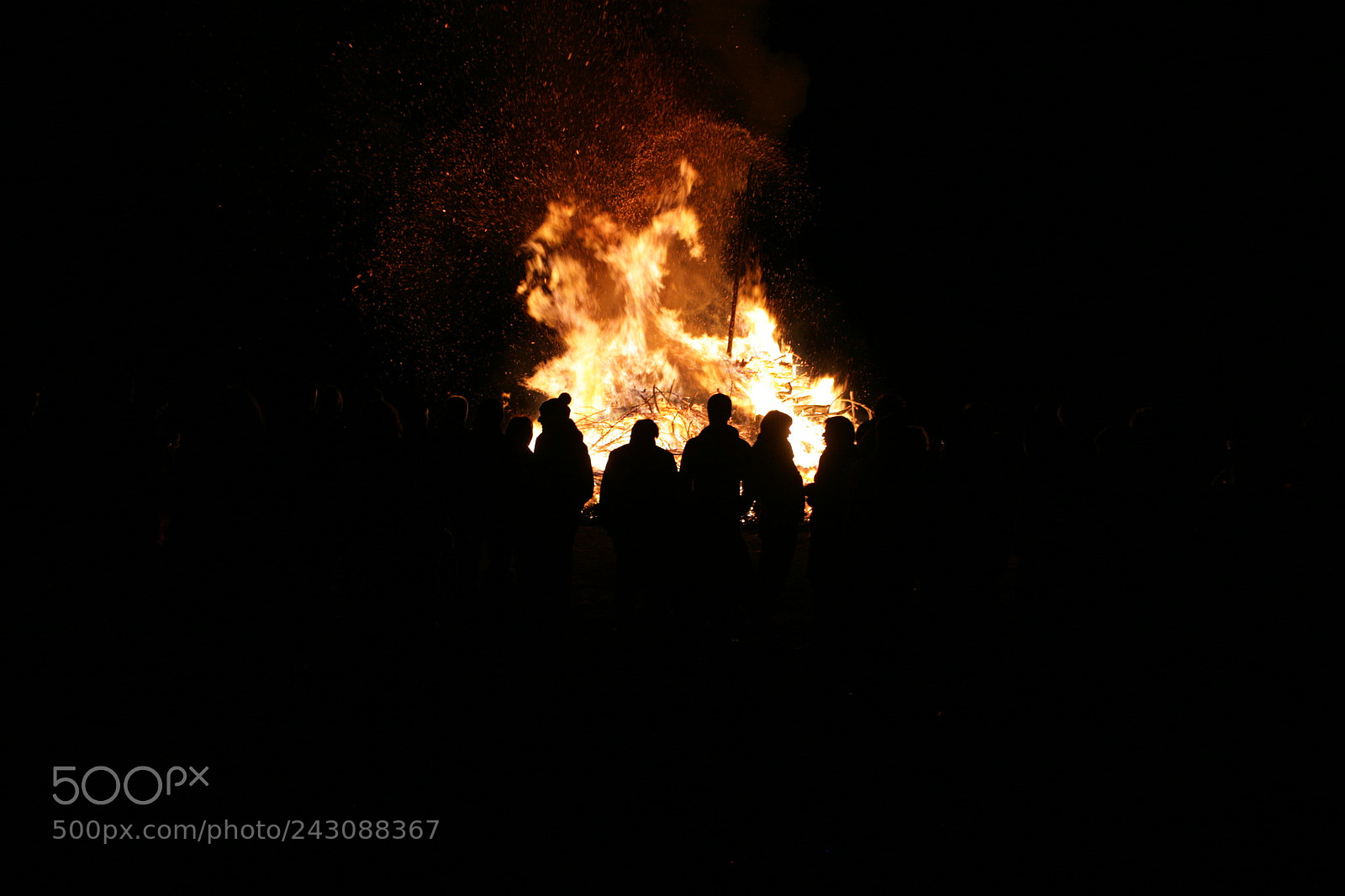Canon EOS 5D sample photo. Bonfire funken photography