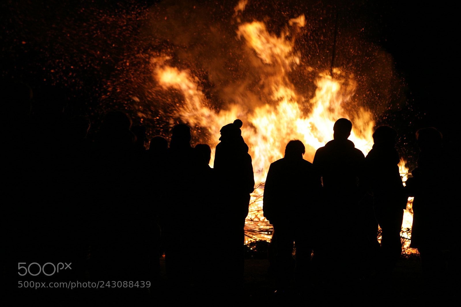Canon EOS 5D sample photo. Bonfire funken photography
