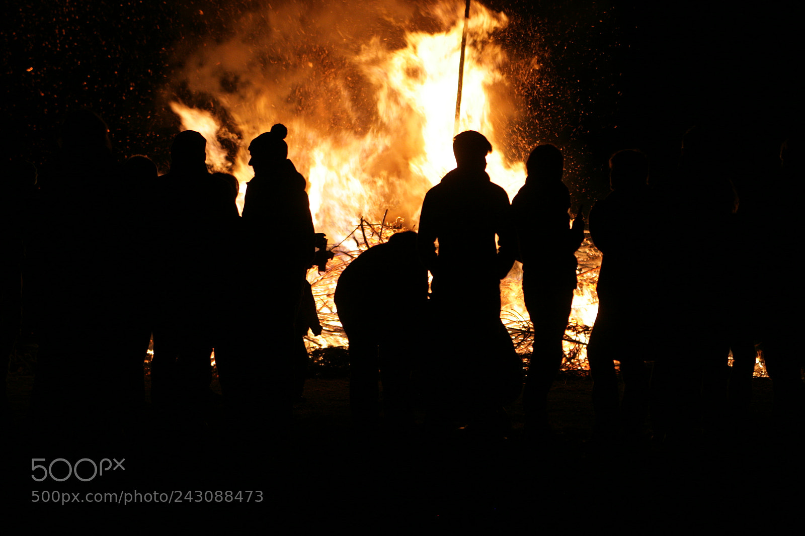 Canon EOS 5D sample photo. Bonfire funken photography