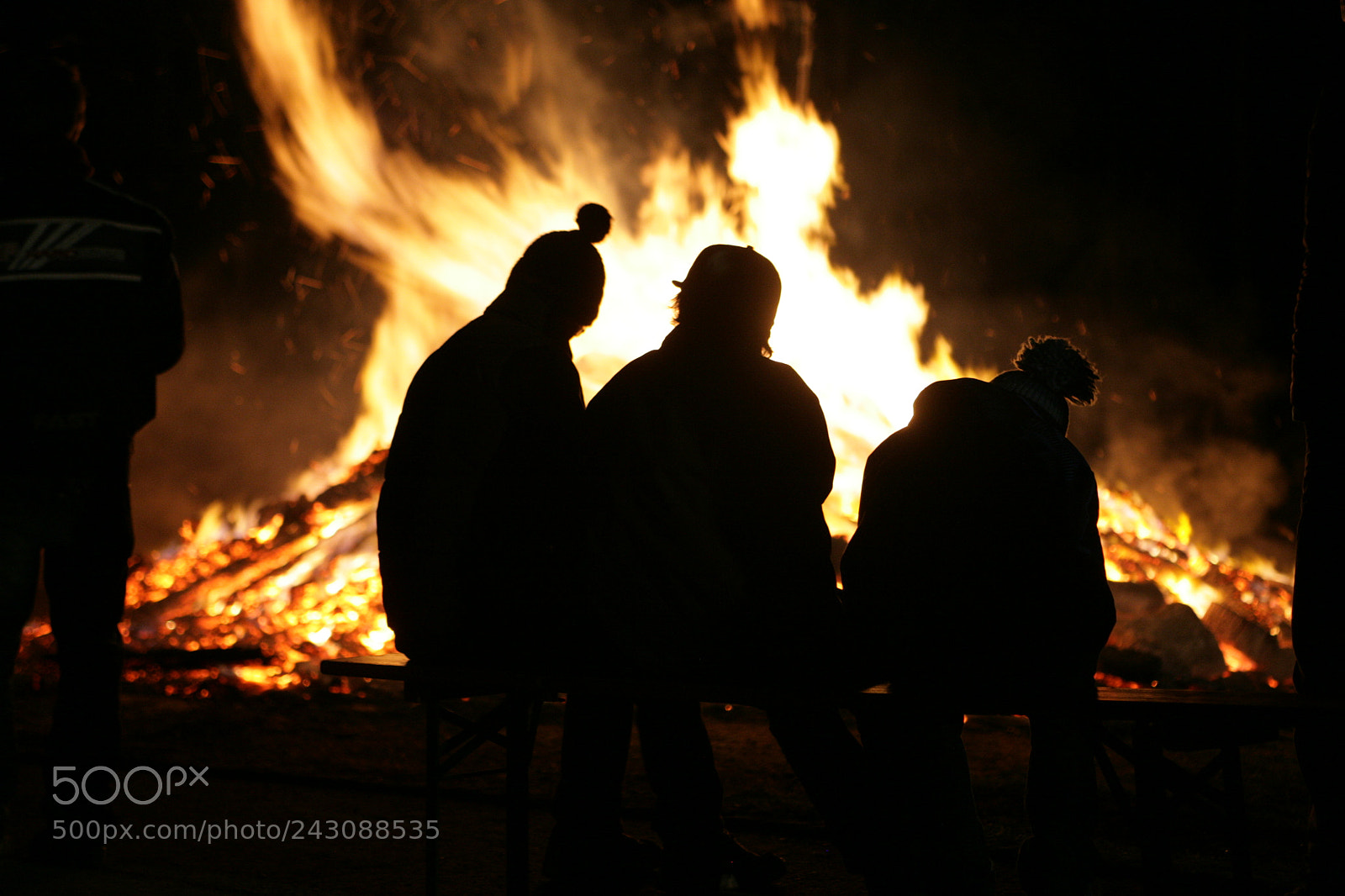Canon EOS 5D sample photo. Bonfire funken photography