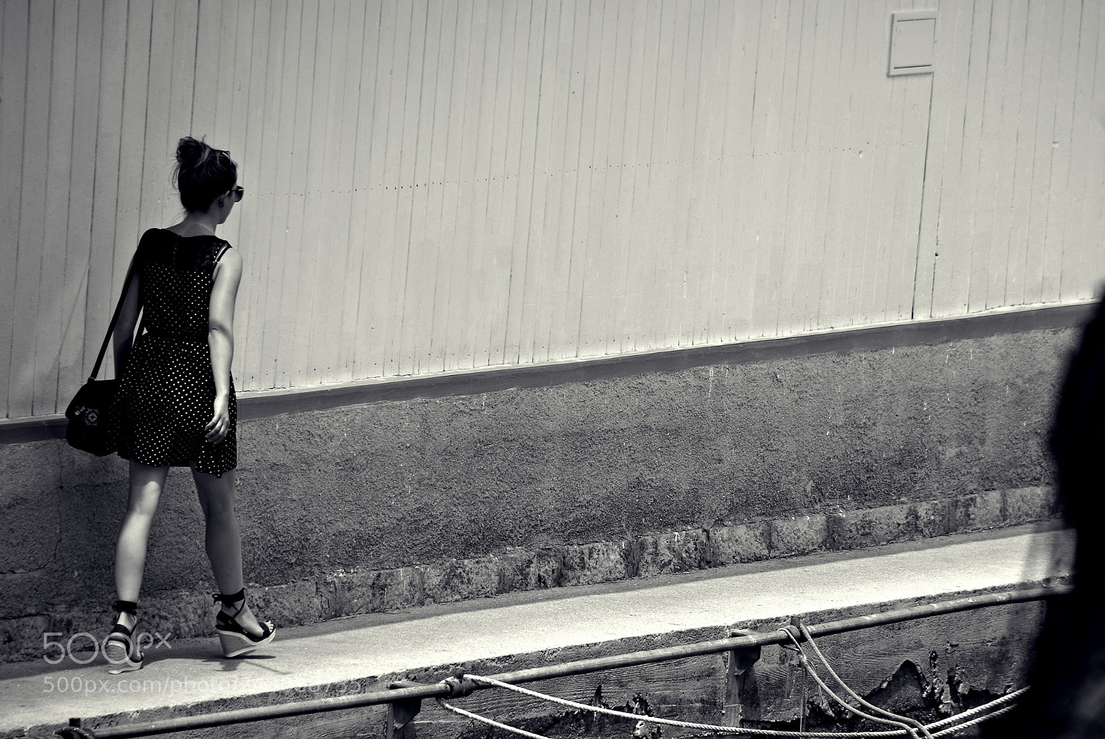 Pentax K-50 sample photo. Narrow passage photography