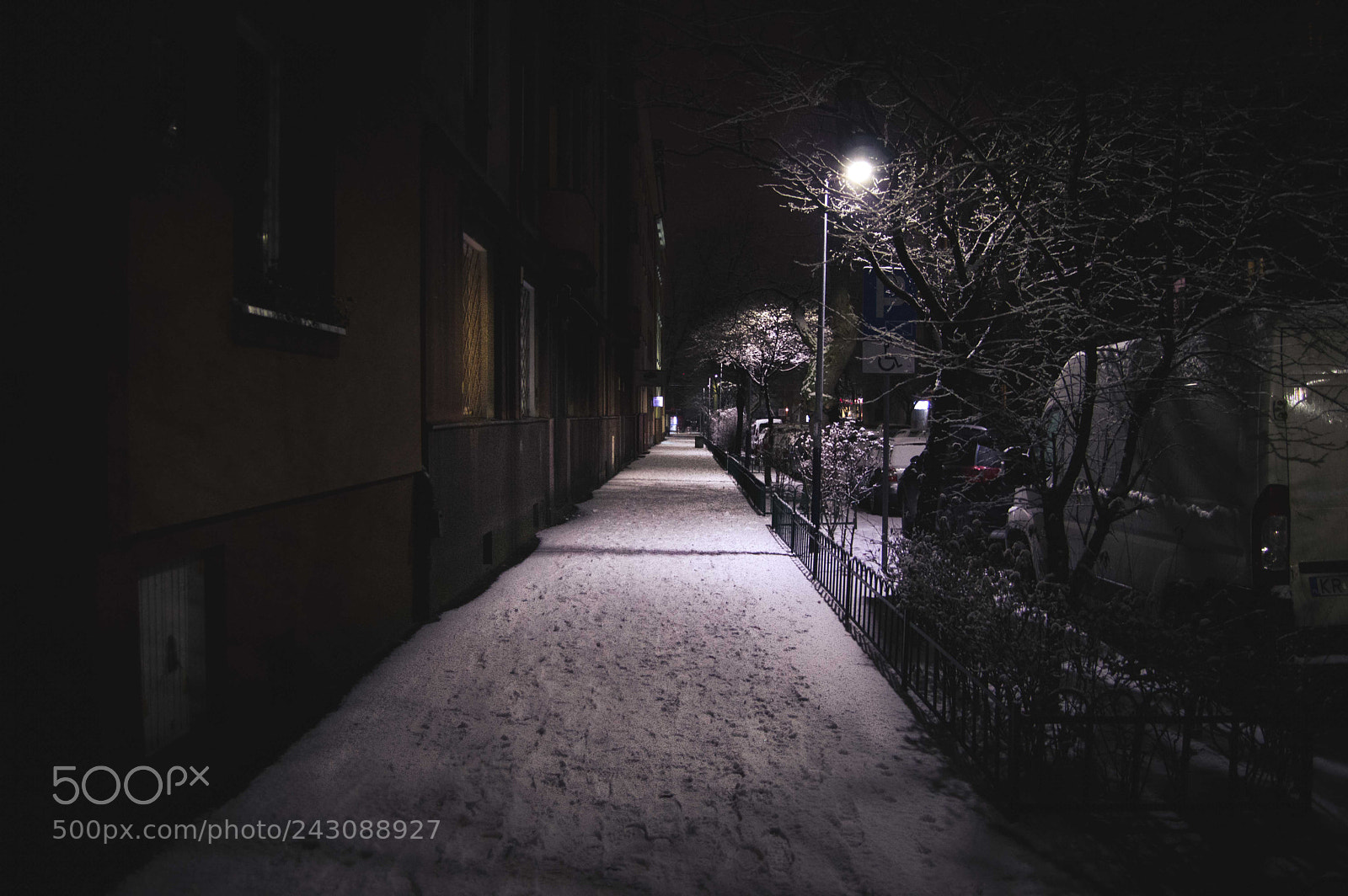 Nikon D3200 sample photo. Snow in cracow photography