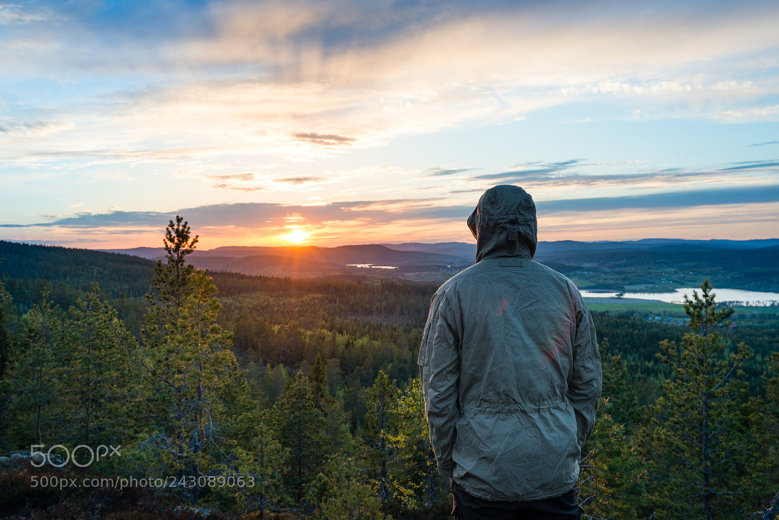 Nikon D800E sample photo. Hiker enjoying the sunset photography