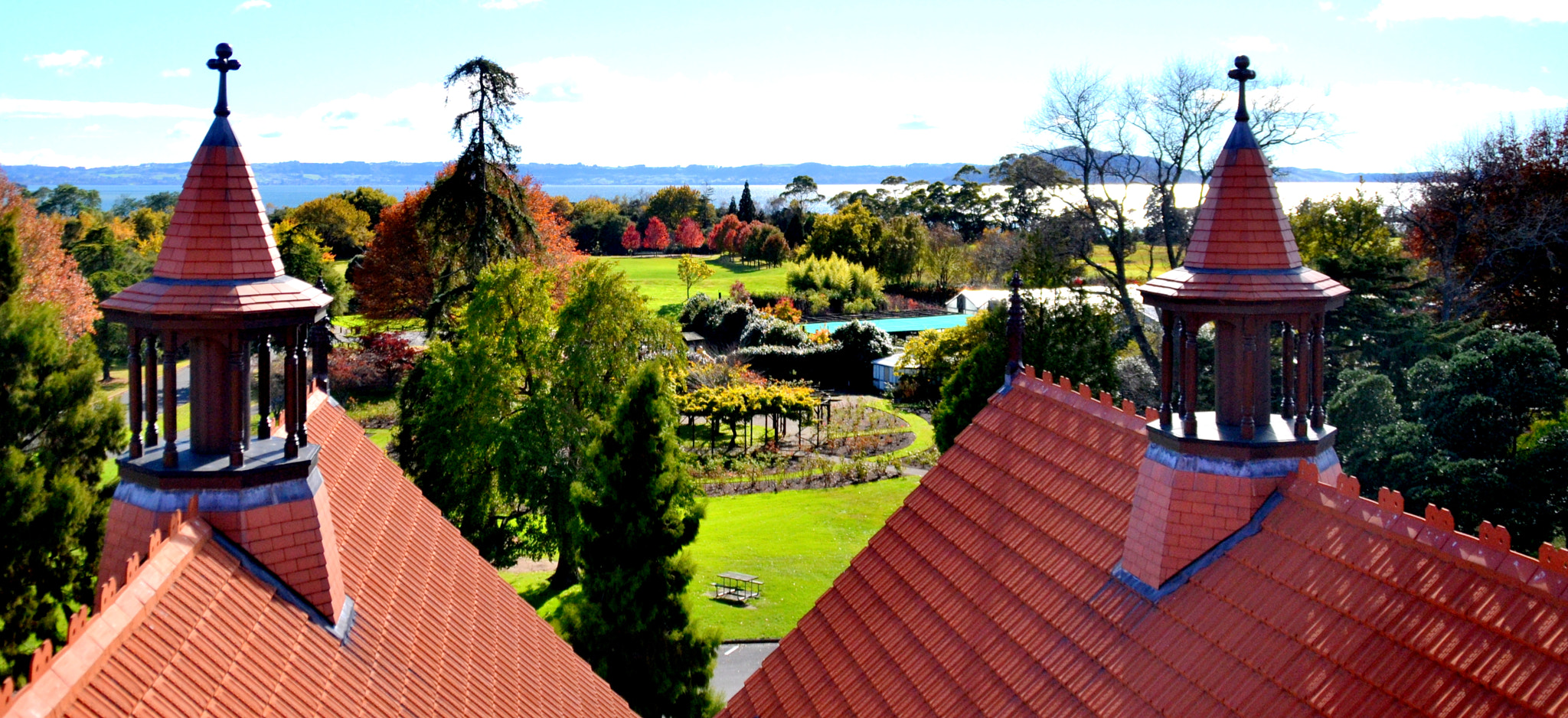 Nikon D3100 sample photo. Rooftop view new zealand photography
