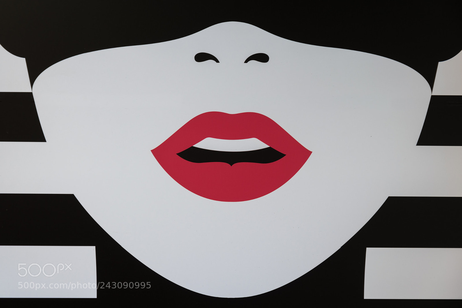 Nikon D5500 sample photo. Red lips photography
