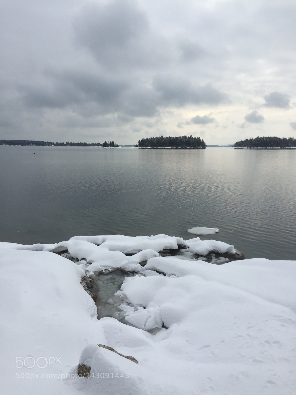 Apple iPhone 6 sample photo. Overcast day in maine photography