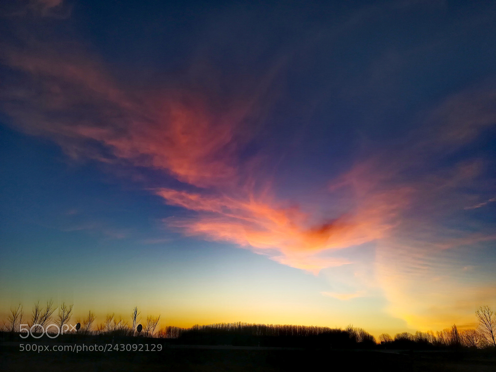 HUAWEI PRA-LX1 sample photo. Colours in the sky. photography