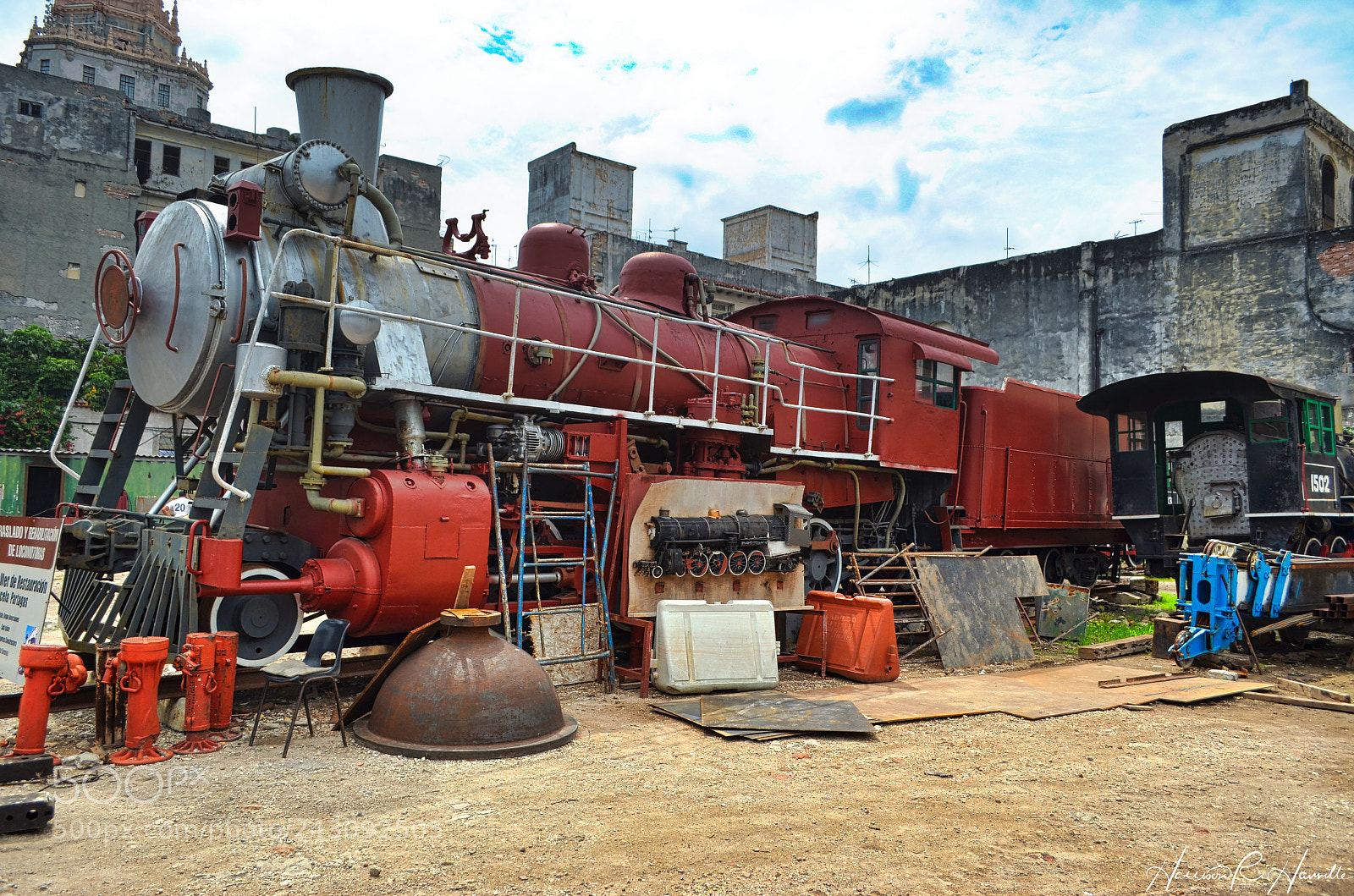 Nikon D5100 sample photo. In the restoration yard photography