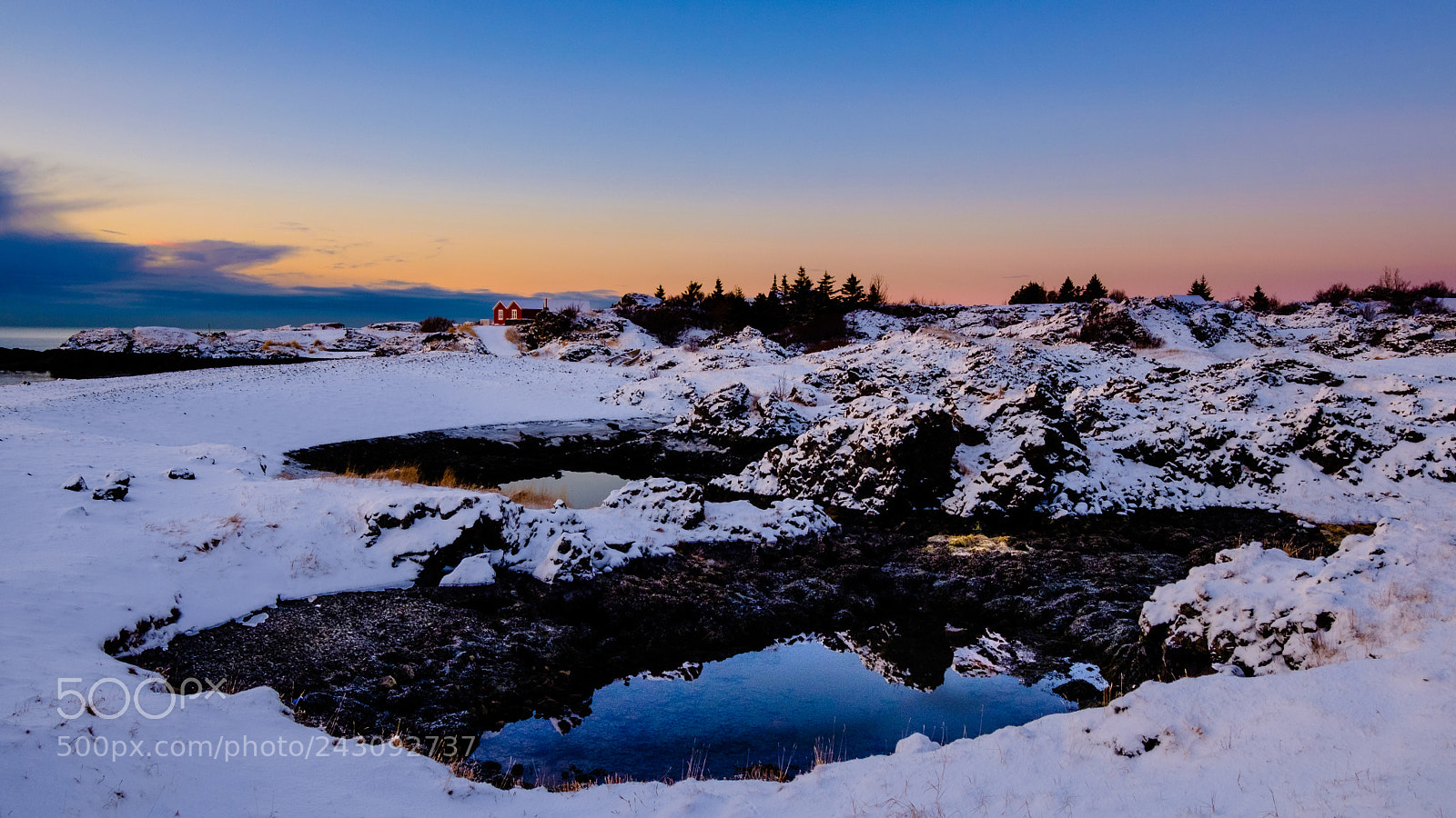 Fujifilm X-T2 sample photo. Winter scene - hafnarfjordur photography