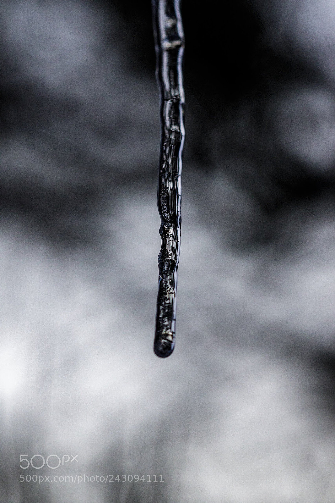 Canon EOS 7D Mark II sample photo. Macro icicle. photography