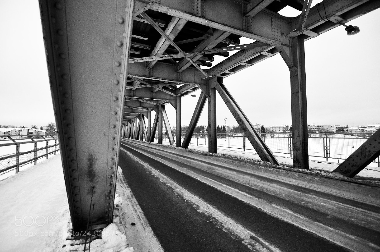 Nikon D90 sample photo. The winter bridge photography