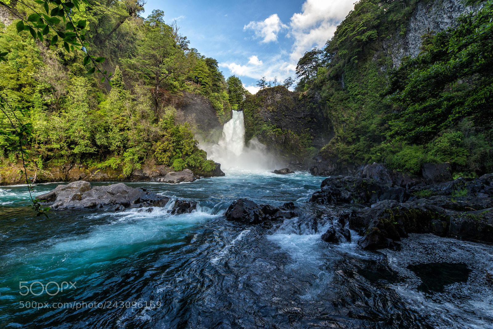 Nikon D610 sample photo. Salto del huilo huilo photography