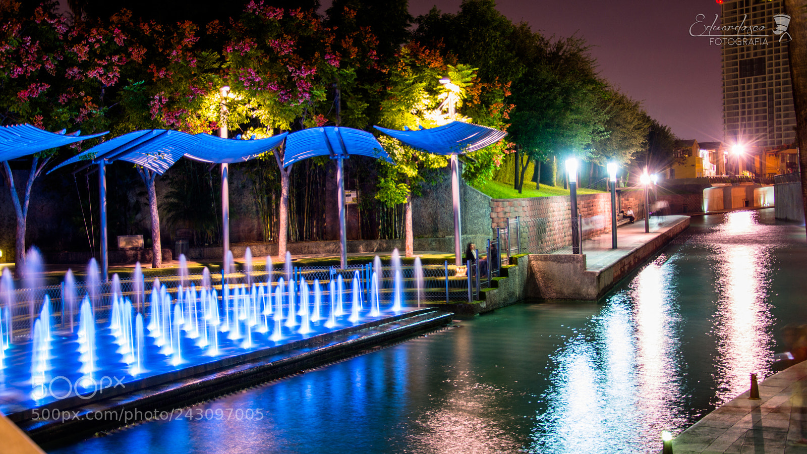 Nikon D7100 sample photo. Paseo santa lucia nocturna photography