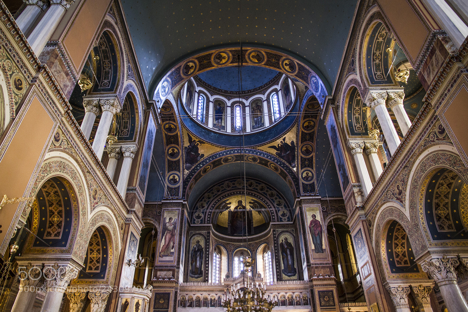 Canon EOS 7D sample photo. Metropolitan cathedral of athens photography