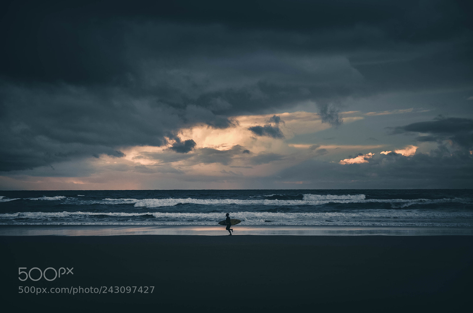Nikon D5100 sample photo. Surf sunset photography