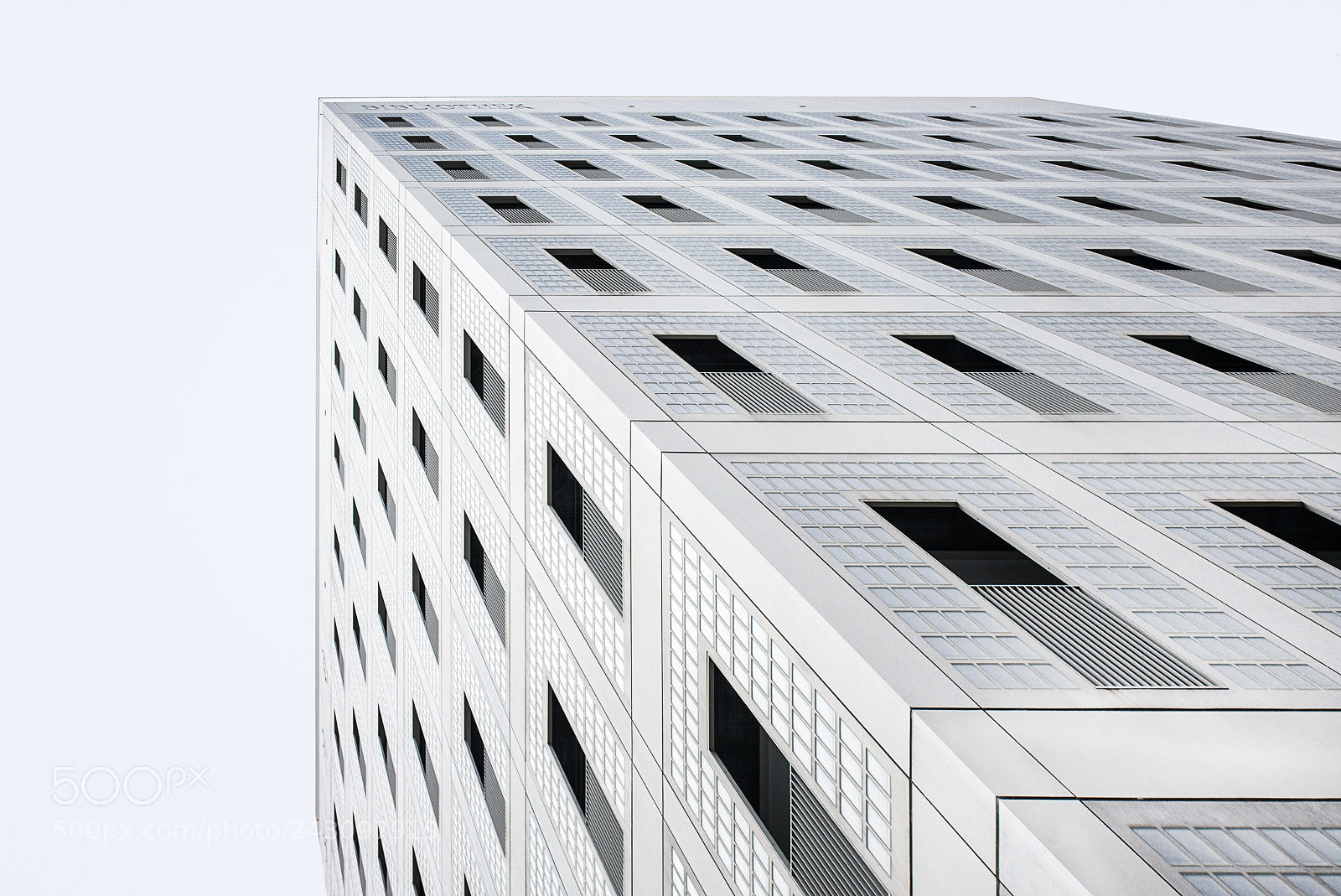 Leica M (Typ 240) sample photo. Facade stadtbibliothek perspective skyward photography
