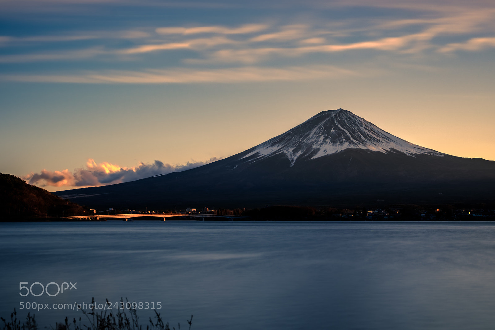 Fujifilm X-T2 sample photo. Sunset at mt.fuji photography