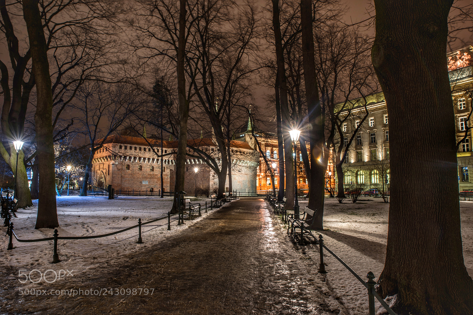 Nikon D810 sample photo. Kraków winter photography