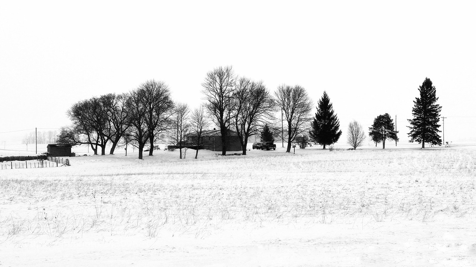 Canon EOS 7D sample photo. Winter farmland photography
