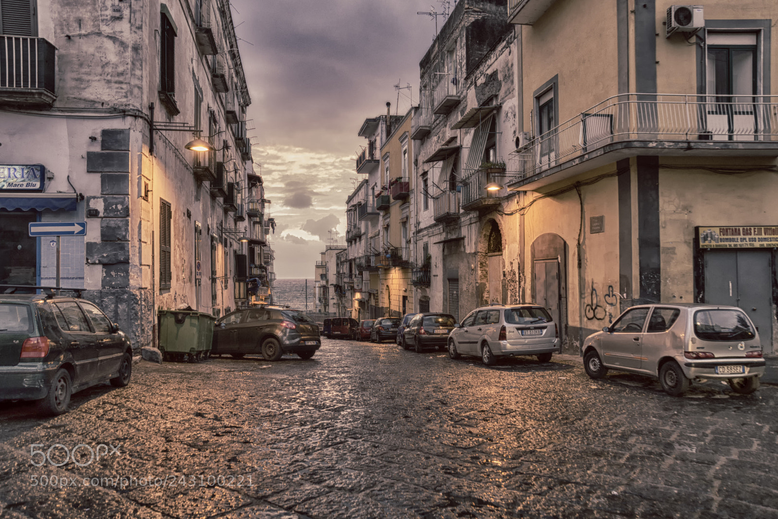 Nikon D600 sample photo. Sunset in napoli photography