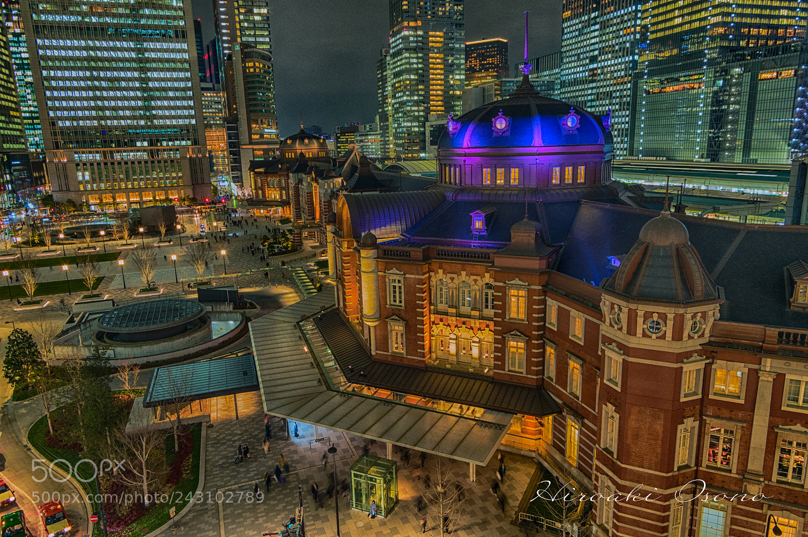 Pentax KP sample photo. Tokyo station photography