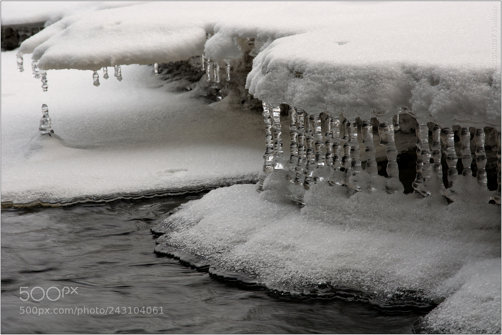 Nikon D7100 sample photo. Ice photography